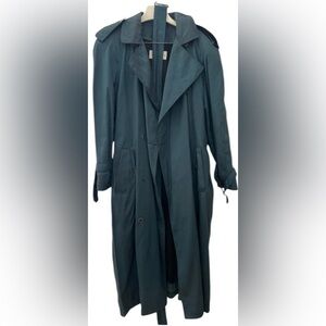 Jones New York Teal Trench Coat